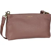 Mandarina Duck Leren Schoudertas Mellow Leather Shoulder Balsamic Bruine