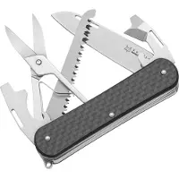 FOX Vulpis 5-Tools FX-VP130-SF5CF, M390, Carbon Fiber, Zwitsers zakmes