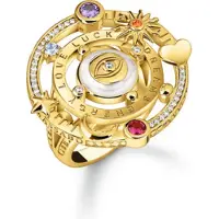 Thomas Sabo - TR2445-565-7-52 - Ring - Dames - 925er Zilver geel verguld - ringmaat 52