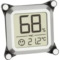 TFA-Dostmann Humidore 30.5056.54 Thermo- en hygrometer Zilver