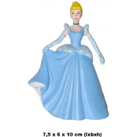 BULLYLAND - Disney- Assepoester - Speelfiguurtje - Taarttopper - 7,5 x 6 x 10 cm (lxbxh)
