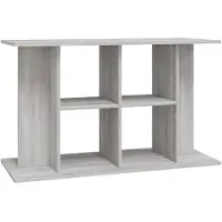 vidaXL Aquariumstandaard 100x40x60 cm bewerkt hout grijs sonoma