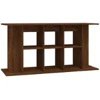 vidaXL Aquariumstandaard 120x40x60 cm bewerkt hout bruin eikenkleur