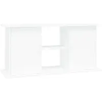 vidaXL Aquariumstandaard 121x41x58 cm bewerkt hout wit