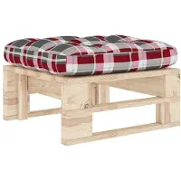vidaXL Tuinhocker pallet geïmpregneerd grenenhout