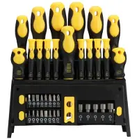 Toolland SCHROEVENDRAAIER- EN BITSET - 39 stuks