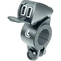 Lampa Oplader Motor Klem Stuur met 2 Usb A Poorten
