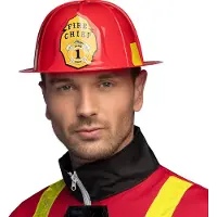 Boland - Helm 'Fire chief' - 59 - Volwassenen - Vrouwen - Brandweer