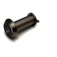 Dulimex DRS 186B Deurspion deurdikte 35-60mm met afsluitklepje RVS finish 0120.100.0186