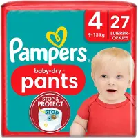 Pampers Baby Pants Baby Dry Maat 4 Maxi (9-15 kg), 27 luierbroekjes
