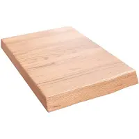 vidaXL Wandschap 40x60x(2-6) cm behandeld massief eikenhout lichtbruin