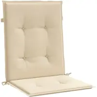 vidaXL Tuinstoelkussens 6 st 100x50x3 cm oxford stof beige