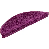 vidaXL Trapmatten 10 st 56x17x3 cm Violet Halfrond