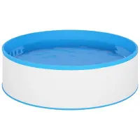 vidaXL Splasher pool met hangende skimmer en pomp 350x90 cm wit