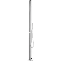 vidaXL Buitendouche 220 cm roestvrij staal