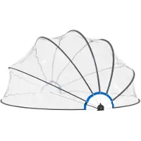 vidaXL Zwembadkoepel 440x220 cm