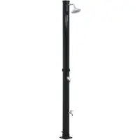 vidaXL Solardouche 20 L 220 cm zwart