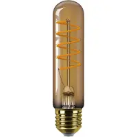 Philips Vintage LED - Dimbare lamp - 25W - Extra warmwit licht: 1800K - E27 fitting - Amberkleurig glas - Lampvorm: T32