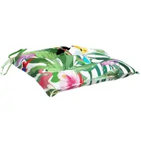 vidaXL Stoelkussens 2 st 50x50x7 cm stof meerkleurig
