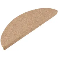 vidaXL Trapmatten zelfklevend 10 st 56x17x3 cm beige