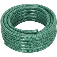vidaXL Tuinslang met koppelingsset 0,5'' 10 m PVC groen