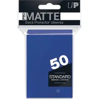 Ultra pro Sleeves Pro-Matte - Standaard Blauw (66x91 mm)