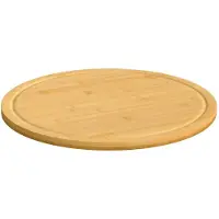 vidaXL Snijplanken 6 st Ø30x1,5 cm bamboe