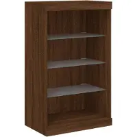 vidaXL Dressoir met LED-verlichting, bruin, eikenlook, 60,5 x 37 x 100 cm