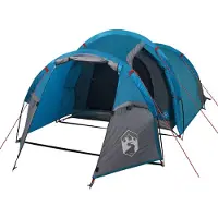 vidaXL Tunneltent 2-persoons waterdicht blauw