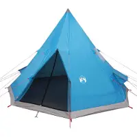 vidaXL Tipitent 4-persoons waterdicht blauw