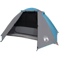 vidaXL Koepeltent 2-persoons waterdicht blauw