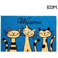 EDM Deurmat EDM Blauw 60 x 40 cm