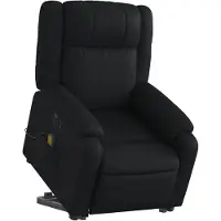 vidaXL Sta-op-massagestoel elektrisch kunstleer zwart