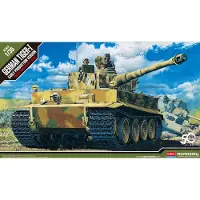 ACADEMY Modelbouwpakket Militaire voertuigen - 13239 GERMAN TIGER-I Tank - Early Production Version Plastic - 1:35 - Modelbouw