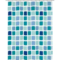 Kleine wolke Sonny douchegordijn b180xh200 cm, blauw