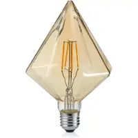 TRIO KRISTALL - Lichtbronnen - Amber - incl. 1x E27 4 W -