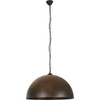 Lyora Roestige hanglamp Hemisphere Rust L Ø 50cm