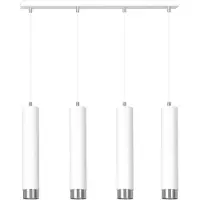 Emibig Hanglamp 4xGU10 30W KIBO 3, wit/chroom, model 641/4