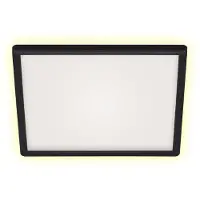 Briloner SLIM - LED Plafonniére - plafondlamp - 4000K - 18W - wit-zwart