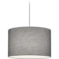 TRIO 2-fase rail hanglamp Duoline Ø 40cm grijs