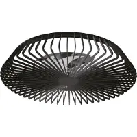 Mantra-Iluminacion Smart LED plafondventilator Himalaya zwart, stil - Mantra , Himalaya, dimbare, Zwart, Woonkamer, Metaal, Modern
