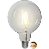 Valotorni G125 Globelamp - E27 - 7.5W - Extra Warm Wit - 2700K - Dimbaar - Filament - Helder