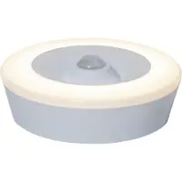 Star Trading LED nachtlamp Functioneel, oriëntatielicht, batterij, schemersensor, wit, rond, bewegingsmelder, Ø 8,6 cm