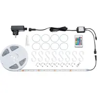 Briloner LED strip Ora voor buiten inclusief afstandsbed, 500 cm Ora, dimbaar, wit / opaal, Kunststof, Modern