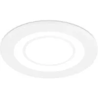 TRIO CORE - Inbouwspot - Wit mat - incl. 1x SMD 5 W - Licht apart schakelbaar - Plafondbevestiging - Lichtbron niet vervangbaar - Niet dimbaar