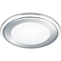 TRIO Geïntegreerde LED-lamp Aura 14,8cm grijs