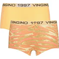 Vingino Ondergoed Zebra 2Pack Meisjes Oranje XXS