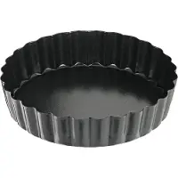 Küchenprofi Tartelette vormen rond, Bakblik, Zwart