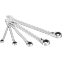 Hazet Ratelringsteeksleutelset 606/5 - Buitentwaalfkant tractieprofiel - 5 pieces-delig - 8 – 19