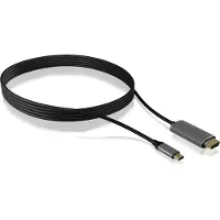 Icy Box USB Type-C naar HDMI kabel - 3840x2160 60Hz Ondersteunt HDCP 2.2